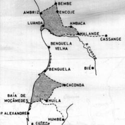 ANGOLA: A colónia portuguesa, em 1861 (segundo D. Wheeler).