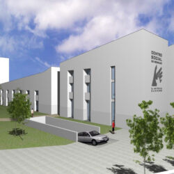 Centro Social de Remelhe «D. António Barroso». Imagem virtual da obra final.
