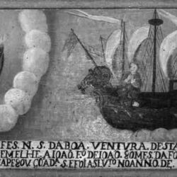 Capela de Santiago (ex-voto). Nossa Senhora da Boa Ventura,
a quem D. António Barroso frequentemente recorria nas suas preces.