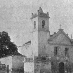 Angola. Igreja de Nossa Senhora do Cabo, da Ilha de Luanda, primeiro posto de trabalho do Pe. António Barroso. Foi nomeado pároco encomendado da freguesia de Nossa Senhora do Cabo, em 2-10-1880, e professor de instrução primária da Ilha, em 12-10-1880.
