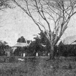 São Salvador do Congo. Vista geral da Missão de São Salvador, fundada pelo Pe. Barroso. A imagem é do início do século XX. Foi Superior desta Missão, de 28-12-1880 a 14-09-1888